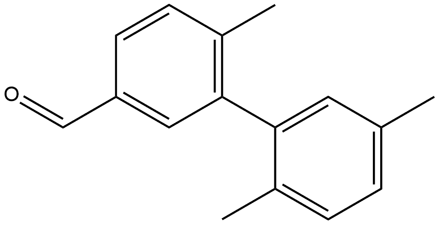 2',5',6-Trimethyl[1,1'-biphenyl]-3-carboxaldehyde,1974726-40-3,结构式