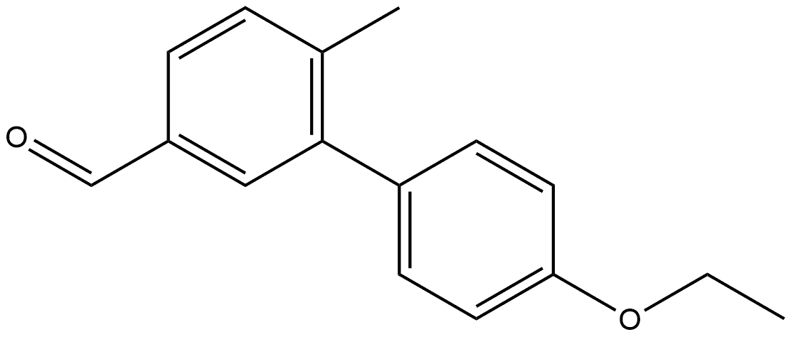 4'-Ethoxy-6-methyl[1,1'-biphenyl]-3-carboxaldehyde Struktur