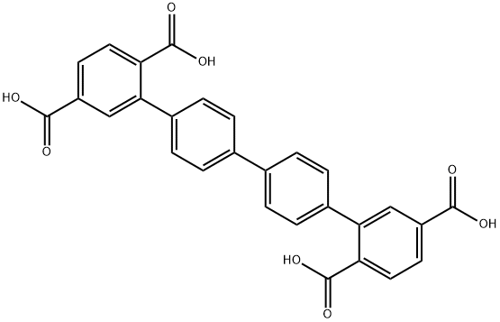 [1,1':4',1'':4'',1'''-Quaterphenyl]-2,2''',5,5'''-tetracarboxylic acid (9CI) Structure