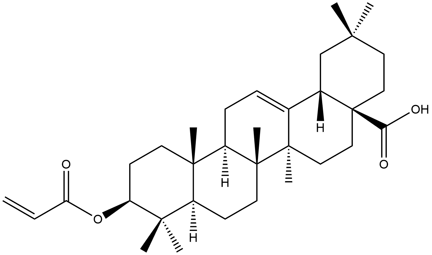 Oleanolic Acid Acrylate Struktur