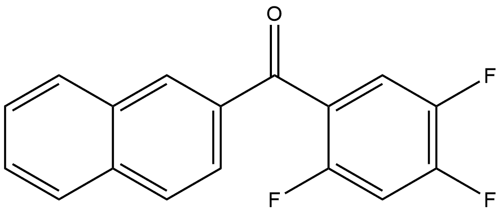 2-Naphthalenyl(2,4,5-trifluorophenyl)methanone Structure