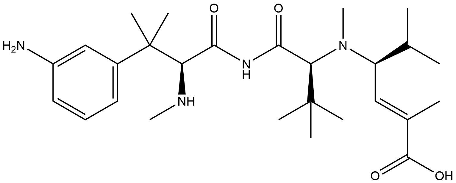 1977557-86-0 L-Valinamide, 3-amino-N,β,β-trimethyl-L-phenylalanyl-N-[(1S,2E)-3-carboxy-1-(1-methylethyl)-2-buten-1-yl]-N,3-dimethyl-