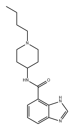 H Benzimidazole Carboxamide N Butyl Piperidinyl