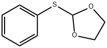 1,3-Dioxolane, 2-(phenylthio)- 结构式