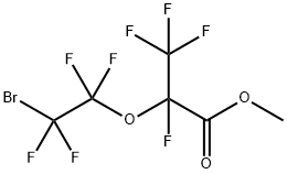 Methyl 2-(2-bromotetrafluoroethoxy)tetrafluoropropionate Struktur