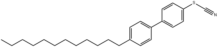 4'-Dodecylbiphenyl-4-yl thiocyanate Struktur