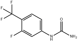 3-Fluoro-4-(trifluoromethyl)phenylurea Structure