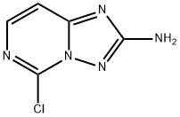 5-氯[1,2,4]三唑并[1,5-C]嘧啶-2-胺 结构式