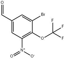 3-Bromo-5-nitro-4-(trifluoromethoxy)benzaldehyde|