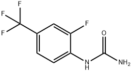 2-Fluoro-4-(trifluoromethyl)phenylurea 结构式