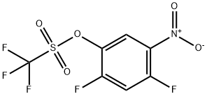 2,4-Difluoro-5-nitrophenyl trifluoromethanesulphonate Structure