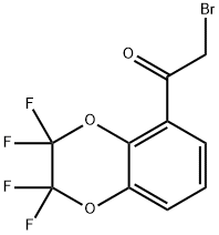 5-(Bromoacetyl)-2,2,3,3-tetrafluoro-1,4-benzodioxane 结构式