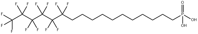 (12,12,13,13,14,14,15,15,16,16,17,17,17-Tridecafluoroheptadec-1-yl)phosphonic acid,1980085-69-5,结构式
