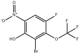 1980086-07-4 2-Bromo-4-fluoro-6-nitro-3-(trifluoromethoxy)phenol