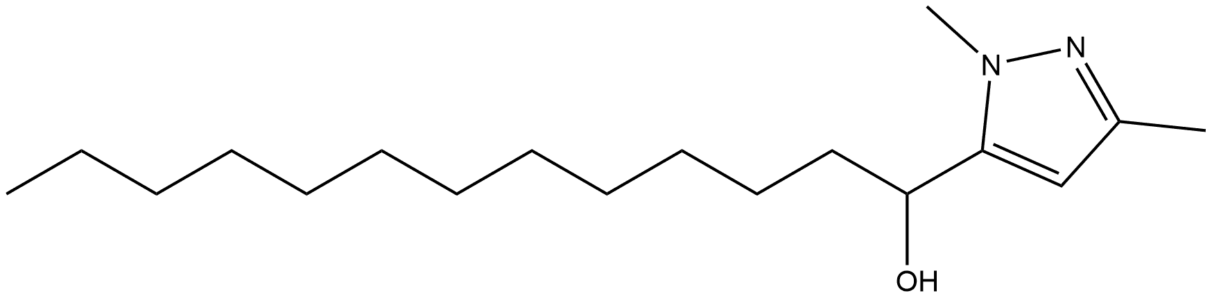 α-Dodecyl-1,3-dimethyl-1H-pyrazole-5-methanol,1980737-68-5,结构式