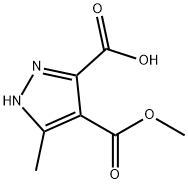 1H-Pyrazole-3,4-dicarboxylic acid, 5-methyl-, 4-methyl ester|4-(甲氧羰基)-5-甲基-1H-吡唑-3-羧酸