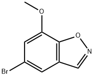 1,2-Benzisoxazole, 5-bromo-7-methoxy- Structure