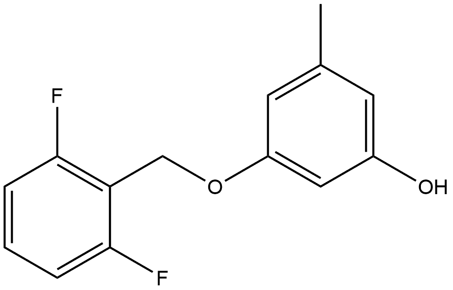 3-[(2,6-Difluorophenyl)methoxy]-5-methylphenol Structure