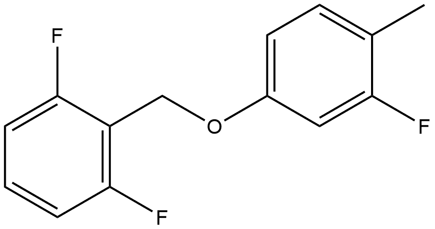 1,3-Difluoro-2-[(3-fluoro-4-methylphenoxy)methyl]benzene,1984066-66-1,结构式