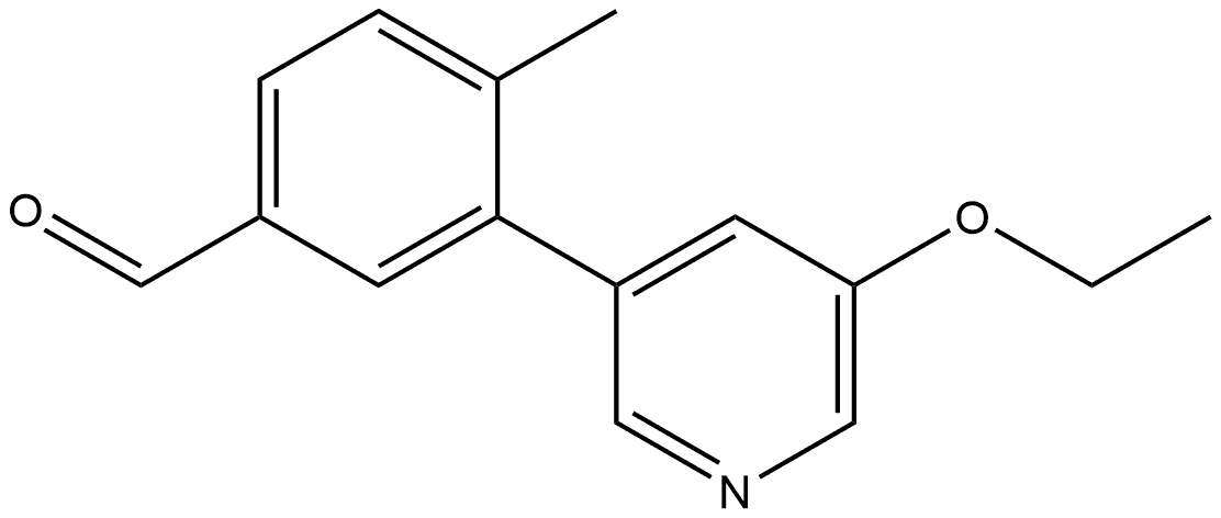 1984208-40-3 3-(5-Ethoxy-3-pyridinyl)-4-methylbenzaldehyde