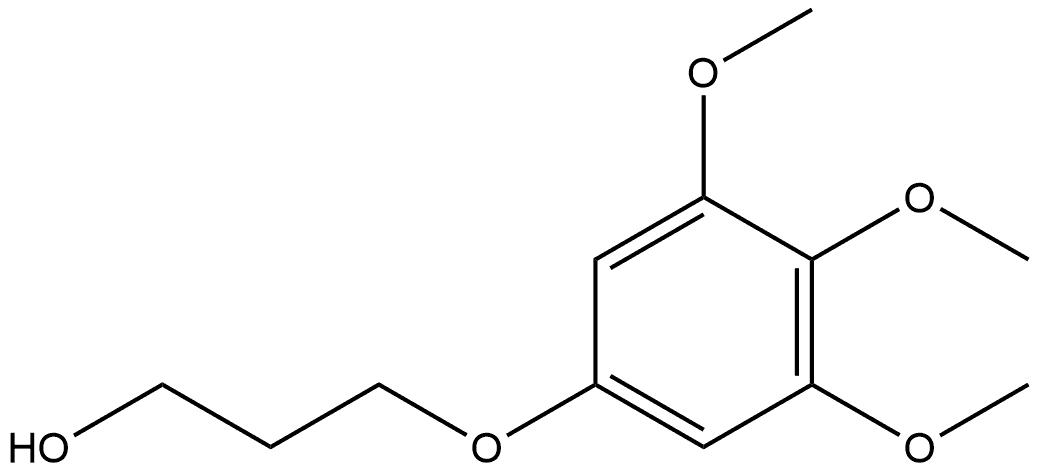 3-(3,4,5-Trimethoxyphenoxy)-1-propanol Structure