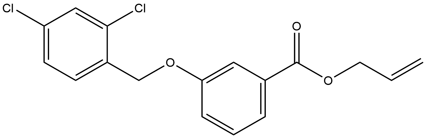 2-Propen-1-yl 3-[(2,4-dichlorophenyl)methoxy]benzoate,1987246-72-9,结构式