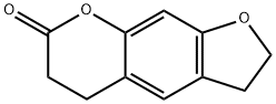 7H-Furo[3,2-g][1]benzopyran-7-one, 2,3,5,6-tetrahydro-,19881-52-8,结构式