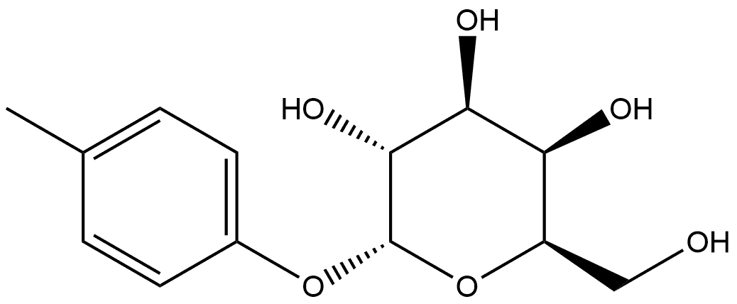 p-Tolyl-α-D-galactopyranoside Structure