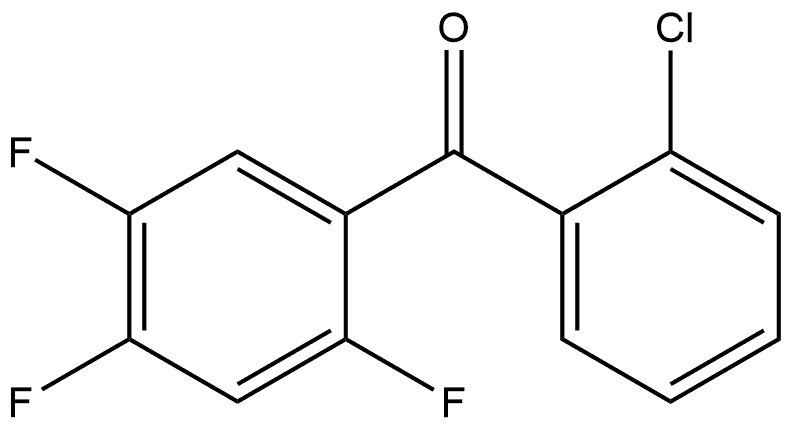 Methanone, (2-chlorophenyl)(2,4,5-trifluorophenyl)- Structure