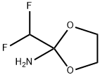 2-(Difluoromethyl)-1,3-dioxolan-2-amine Struktur