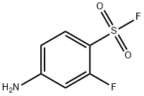 Benzenesulfonyl fluoride, 4-amino-2-fluoro- Struktur