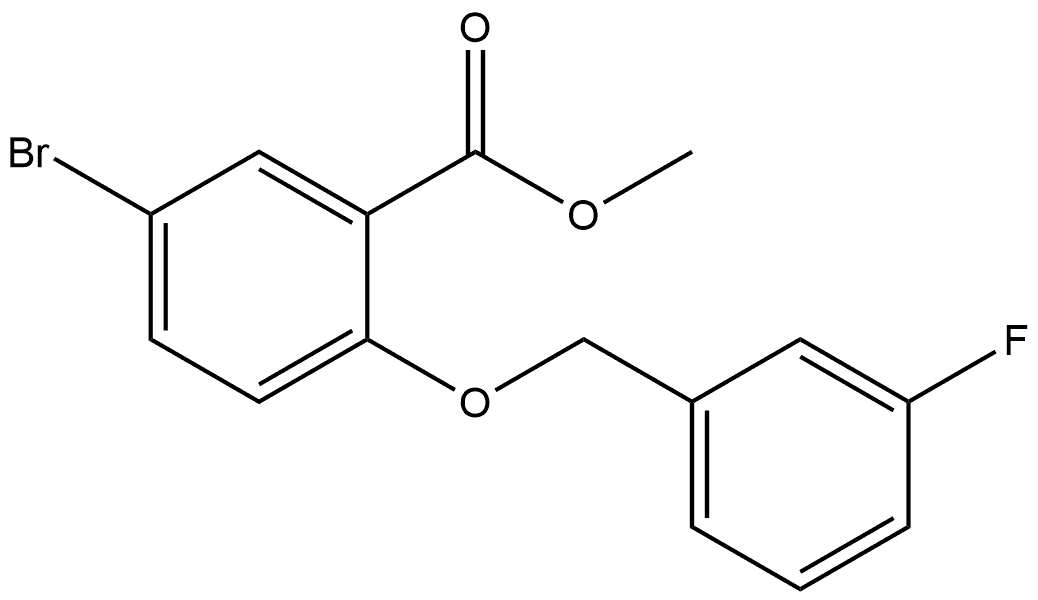 1989885-41-7 Methyl 5-bromo-2-[(3-fluorophenyl)methoxy]benzoate