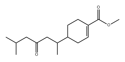 1-Cyclohexene-1-carboxylic acid, 4-(1,5-dimethyl-3-oxohexyl)-, methyl ester|