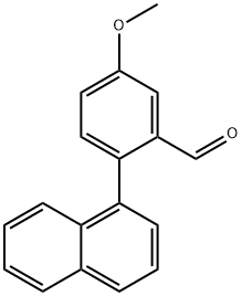 Benzaldehyde, 5-methoxy-2-(1-naphthalenyl)-|