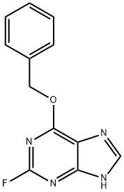 9H-Purine, 2-fluoro-6-(phenylmethoxy)- 结构式