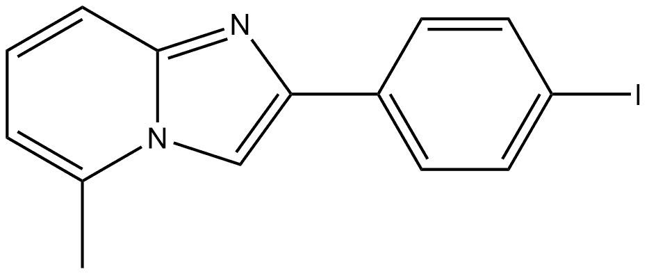 2-(4-碘苯基)-5-甲基咪唑并[1,2-A]吡啶, 1991768-51-4, 结构式