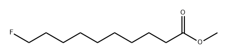 Decanoic acid, 10-fluoro-, methyl ester Structure