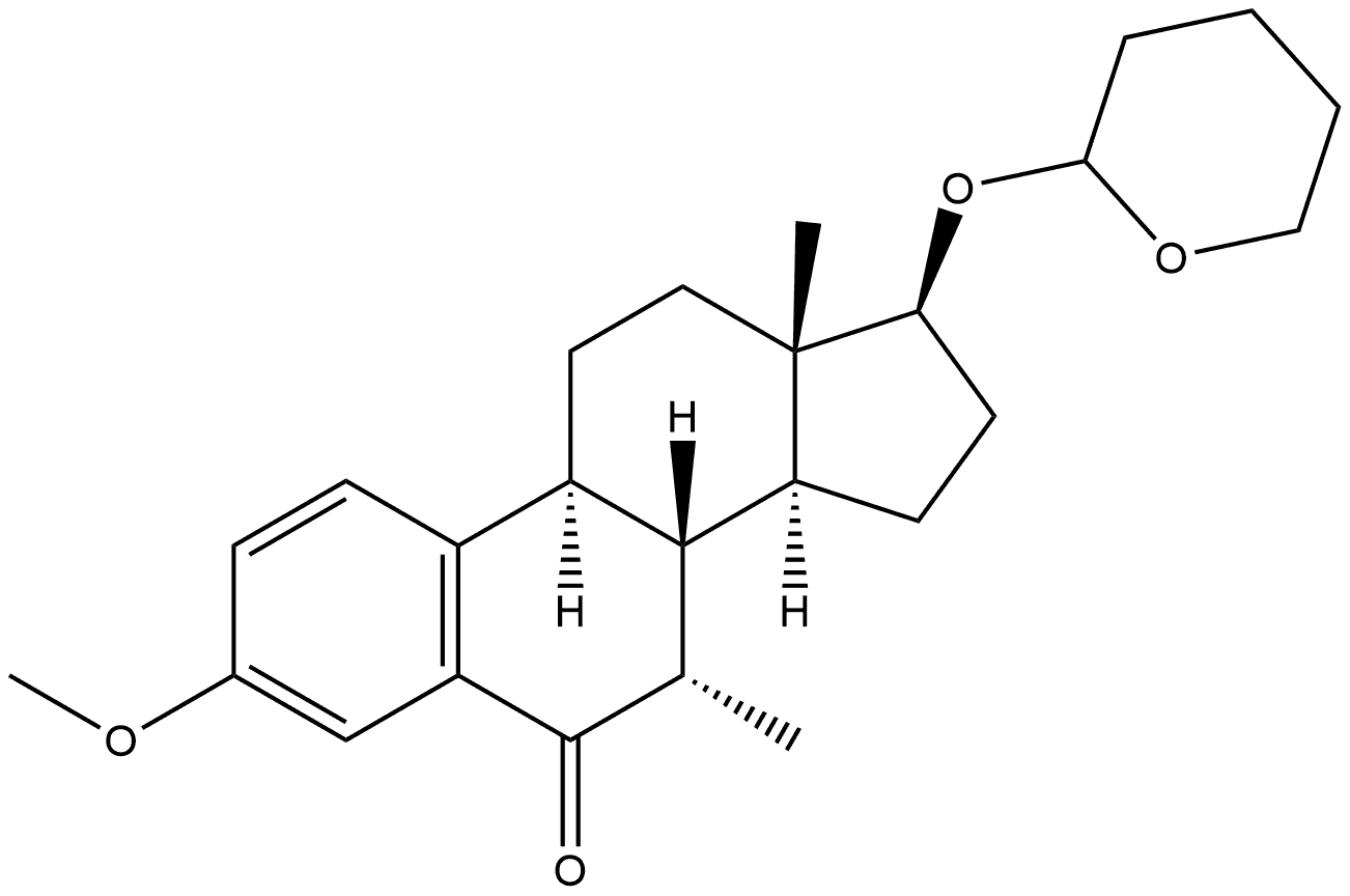 Estra-1,3,5(10)-trien-6-one, 3-methoxy-7-methyl-17-[(tetrahydro-2H-pyran-2-yl)oxy]-, (7α,17β)- (9CI)