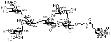 M3(Fuc6)-biotin Structure