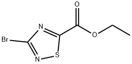 1,2,4-Thiadiazole-5-carboxylic acid, 3-bromo-, ethyl ester Structure