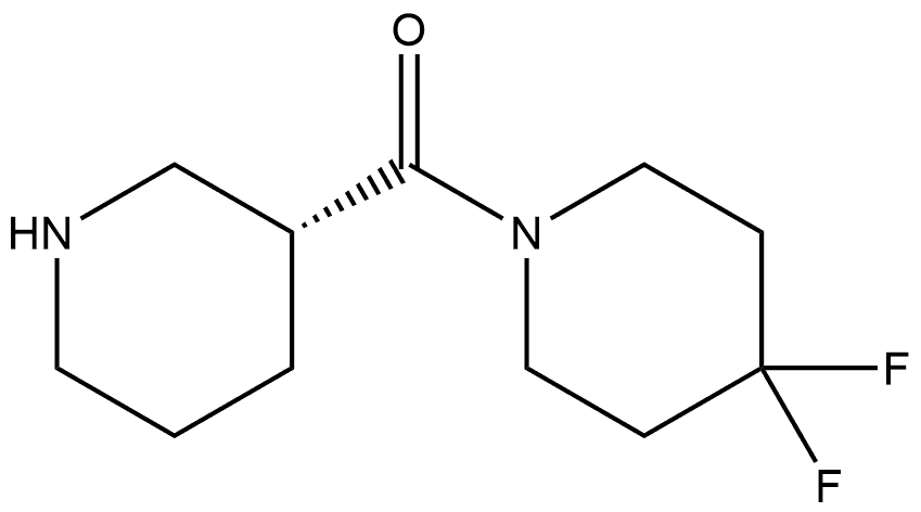 (4,4-difluoropiperidin-1-yl)-[(3R)-piperidin-3-yl]methanone|