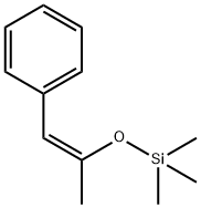 Benzene, [(1Z)-2-[(trimethylsilyl)oxy]-1-propen-1-yl]- 化学構造式