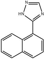 3-(Naphthalen-1-yl)-1H-1,2,4-triazole Struktur