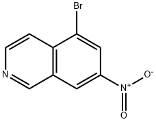 5-Bromo-7-nitroisoquinoline Structure