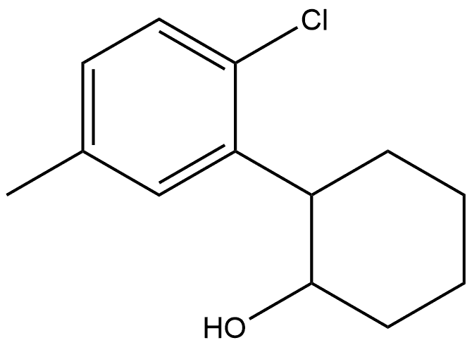 2-(2-Chloro-5-methylphenyl)cyclohexanol Structure