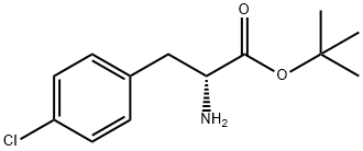 D-Phenylalanine, 4-chloro-, 1,1-dimethylethyl ester Struktur