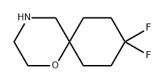 1-Oxa-4-azaspiro[5.5]undecane, 9,9-difluoro- 结构式