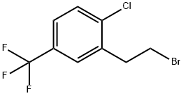 2-(2-溴乙基)-1-氯-4-(三氟甲基)苯, 1999493-54-7, 结构式