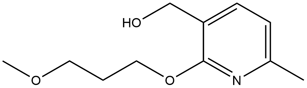 2-(3-Methoxypropoxy)-6-methyl-3-pyridinemethanol,1999884-94-4,结构式