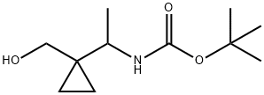 tert-butyl
N-{1-[1-(hydroxymethyl)cyclopropyl]ethyl}carbamate Structure